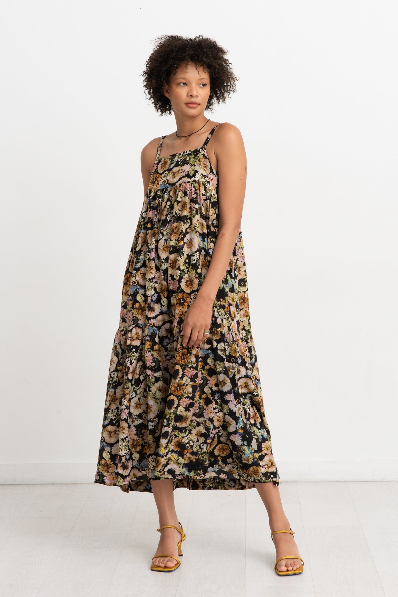 ANNTIAN - Layer Dress, Print BB - Pressed Flowers
