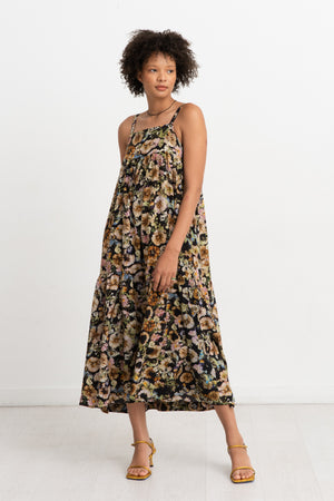 ANNTIAN - Layer Dress, Print BB - Pressed Flowers