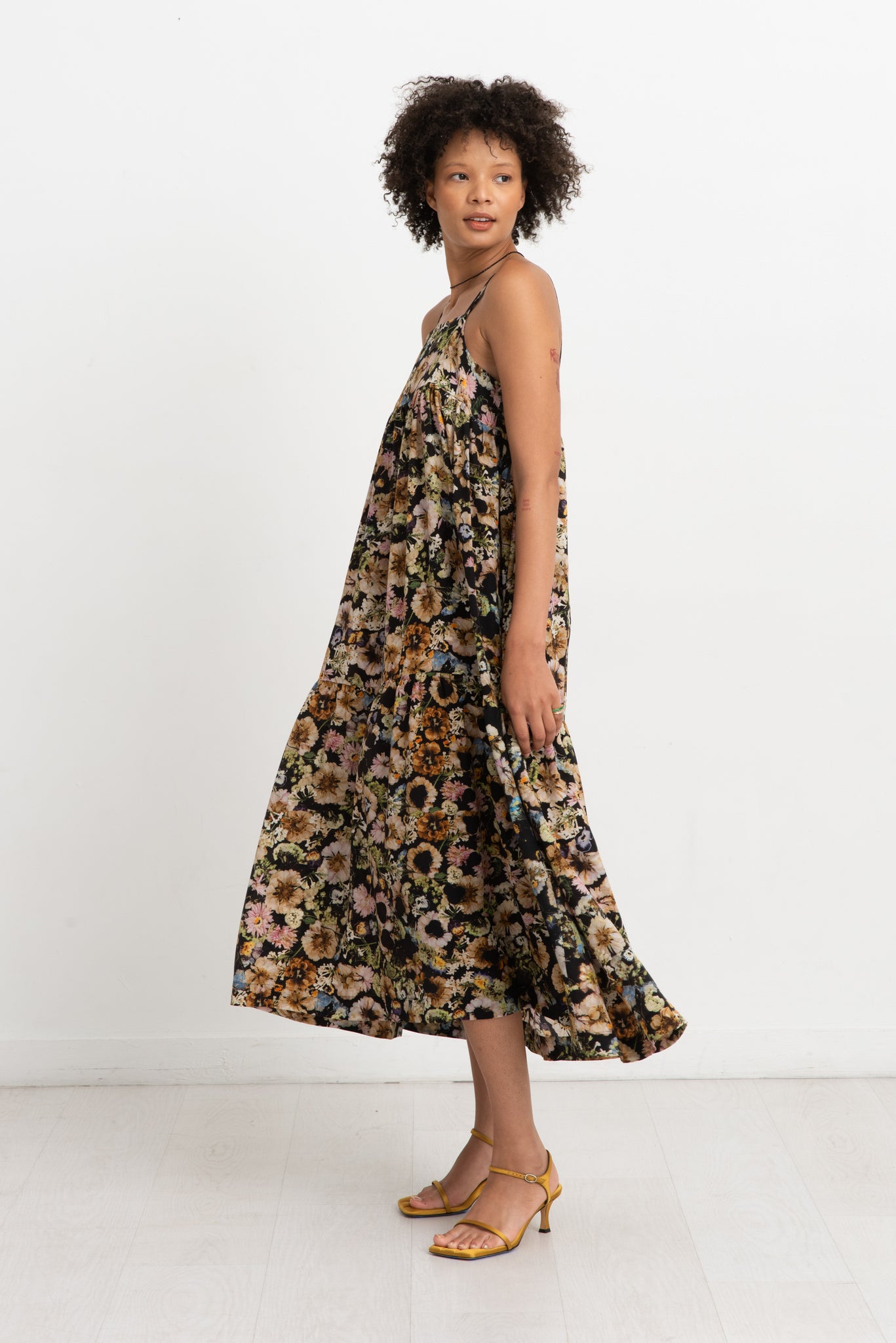 ANNTIAN - Layer Dress, Print BB - Pressed Flowers