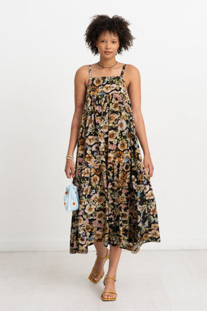 ANNTIAN - Layer Dress, Print BB - Pressed Flowers