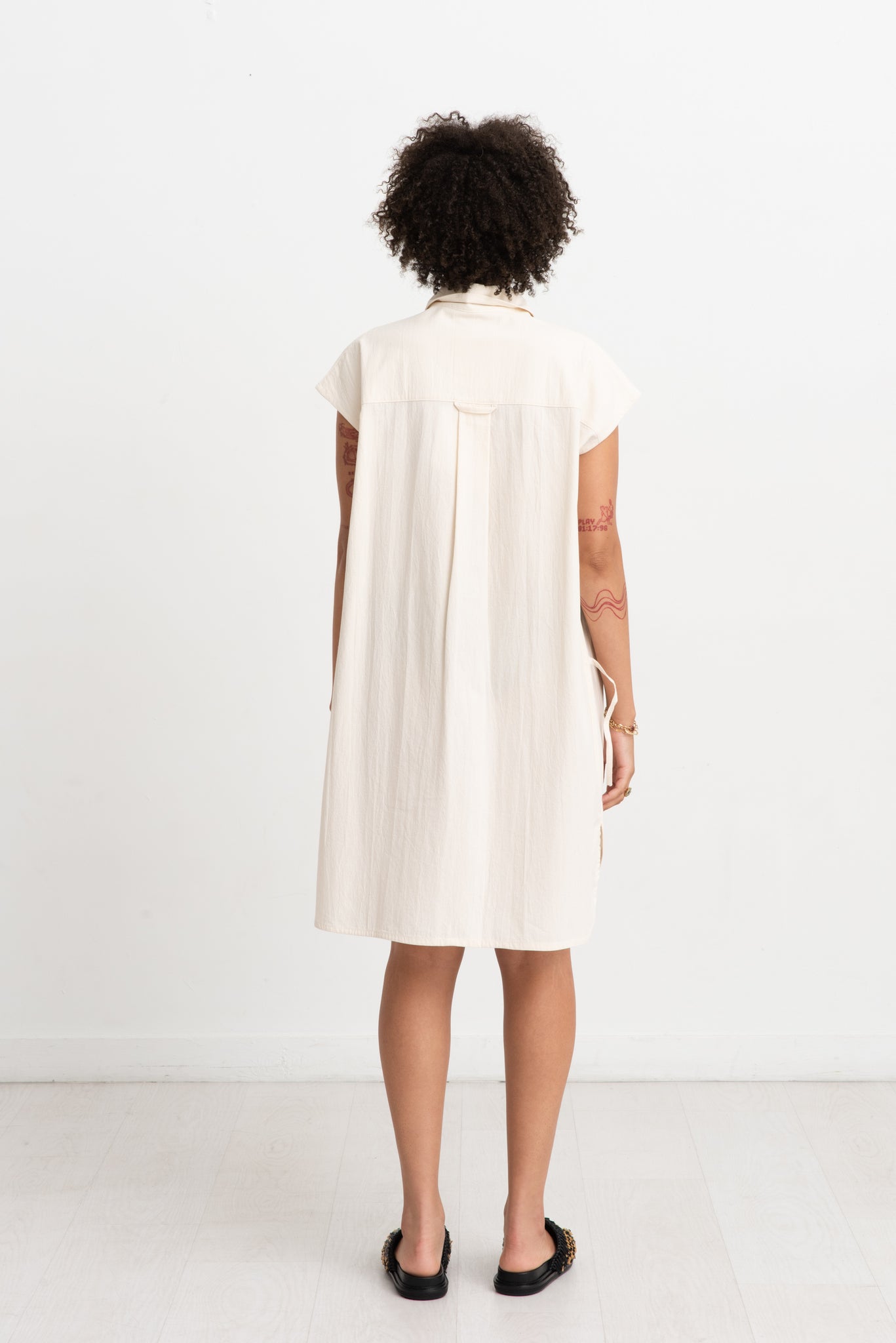 ANNTIAN - Shirt, White - 3D Print Flowers
