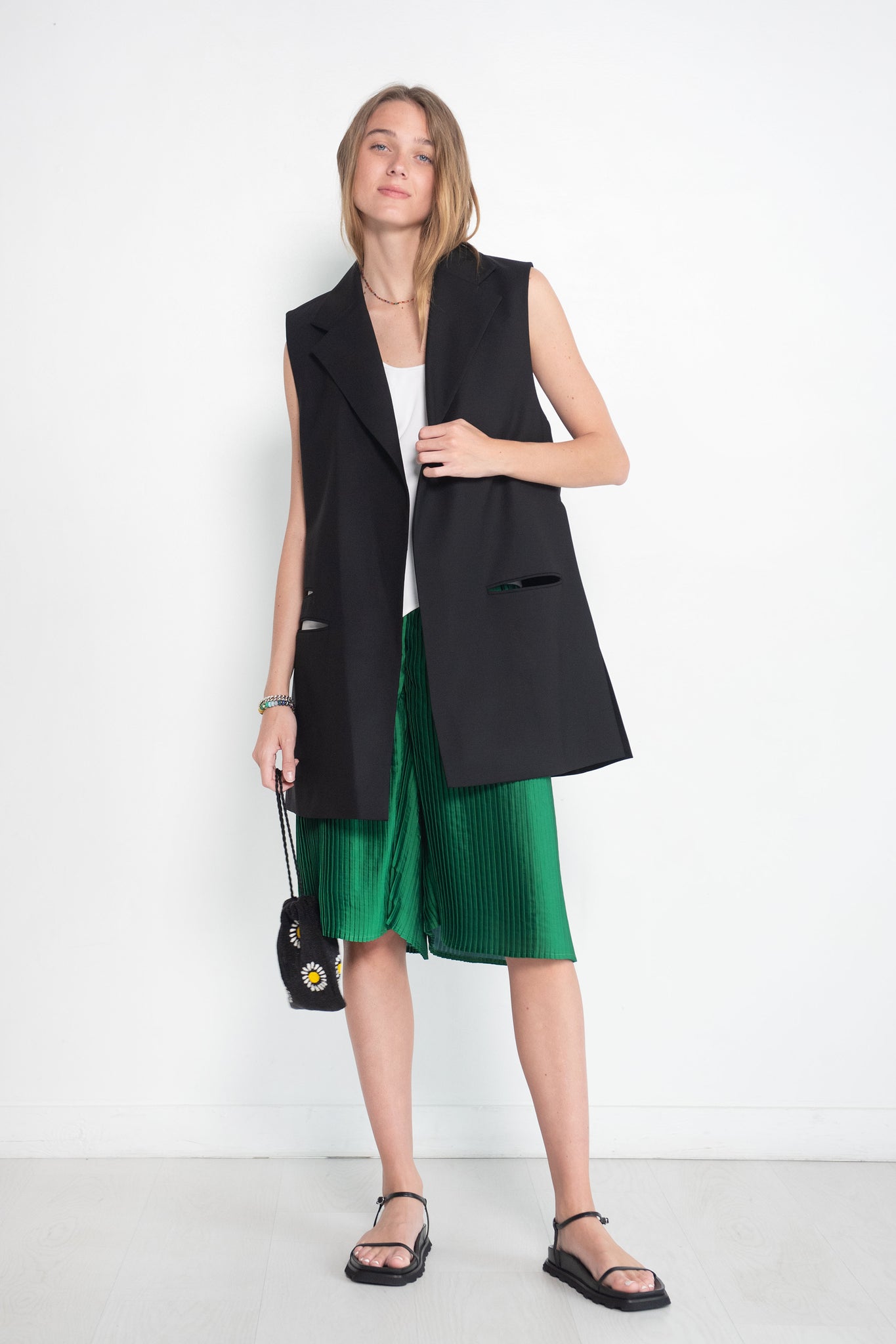 LUKHANYO MDINGI - Short Palazzos, Green