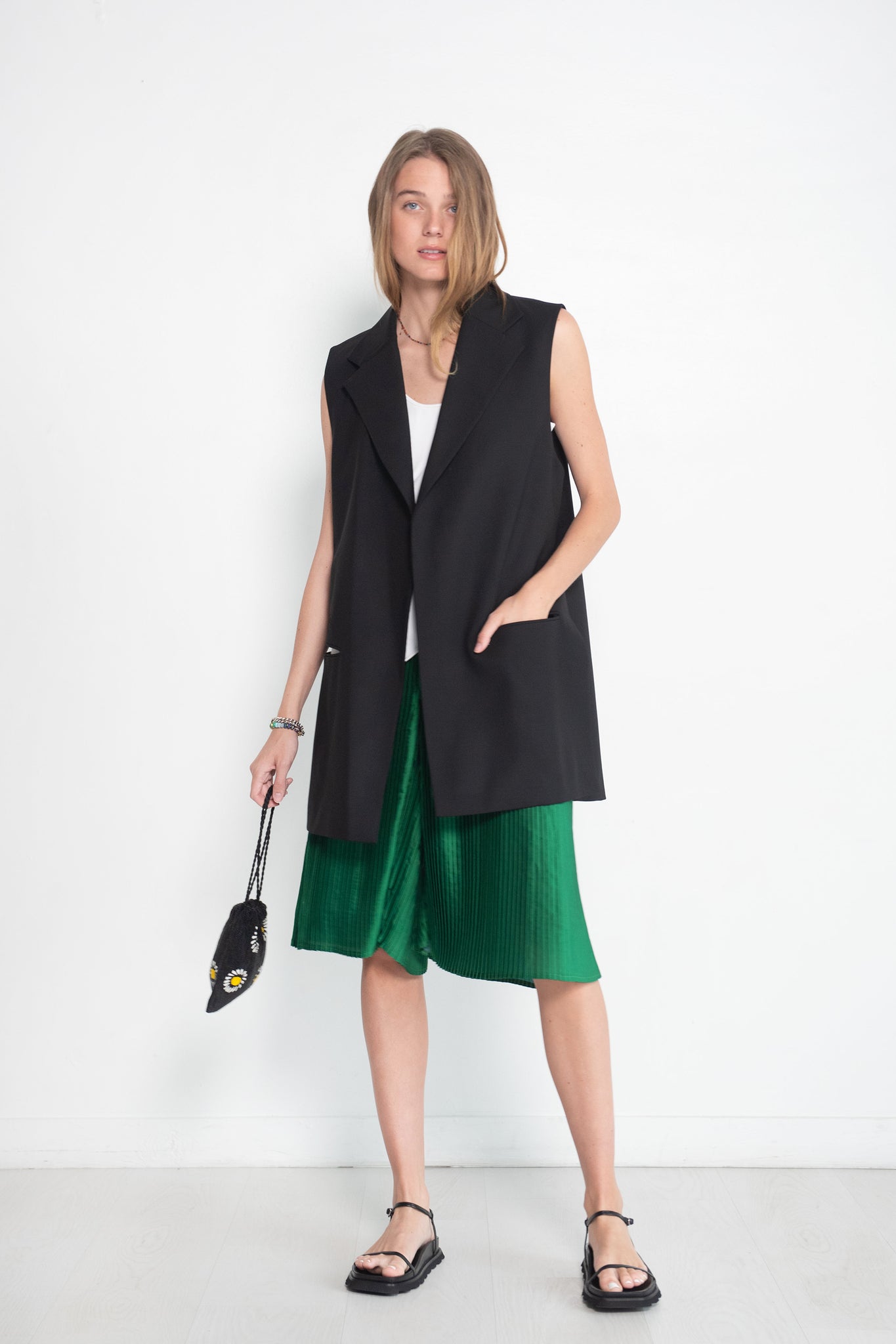 LUKHANYO MDINGI - Short Palazzos, Green