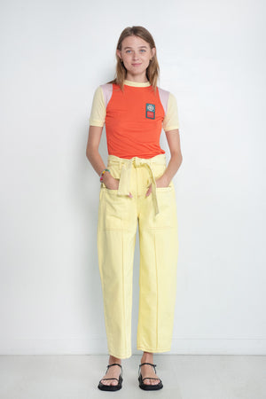 LUKHANYO MDINGI - The Canada Uniform Pants, Yellow