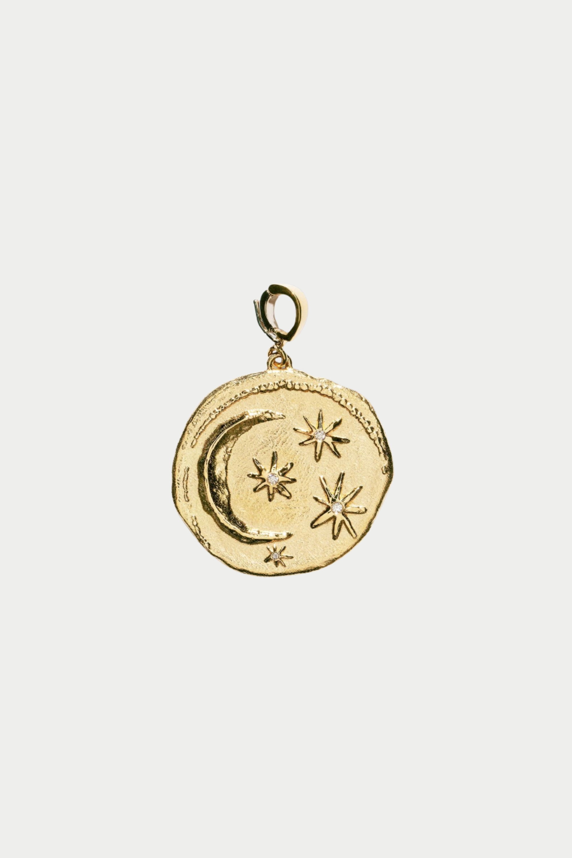 AZLEE - Large Cosmic Coin, Yellow Gold