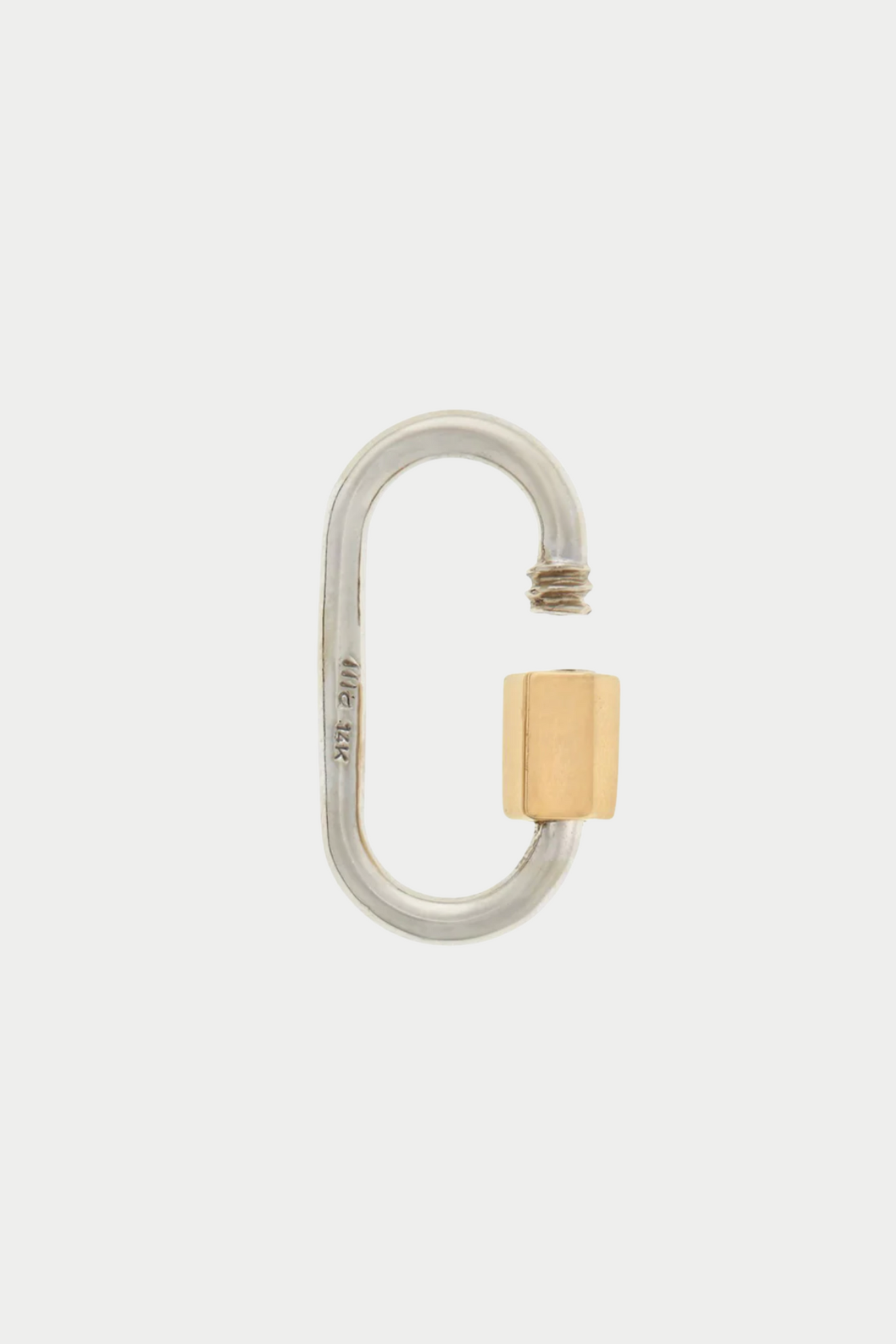 MARLA AARON - MEDIUM LOCK, WHITE GOLD & GOLD