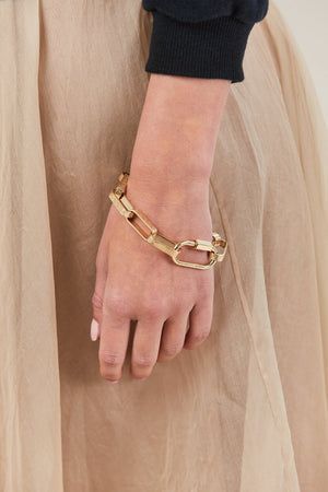 Greek Key Bracelet, Yellow Gold