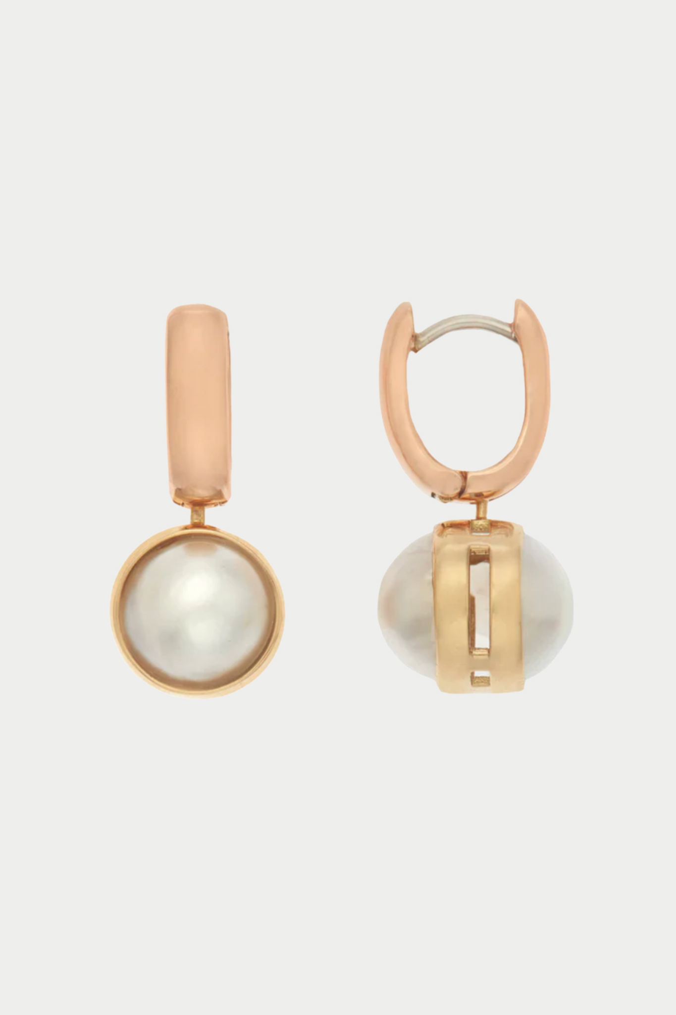 Pearl Drop Lozenges, Yellow Gold