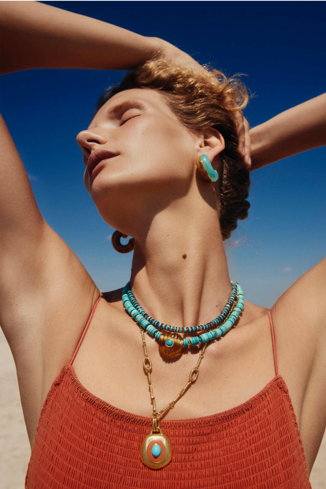 Lizzie Fortunato Jewels - Santo Necklace, Sea