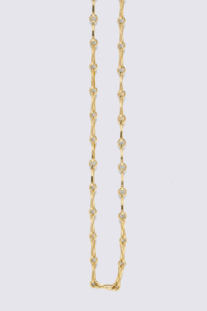 AZLEE - Small Circle Link Chain, Gold