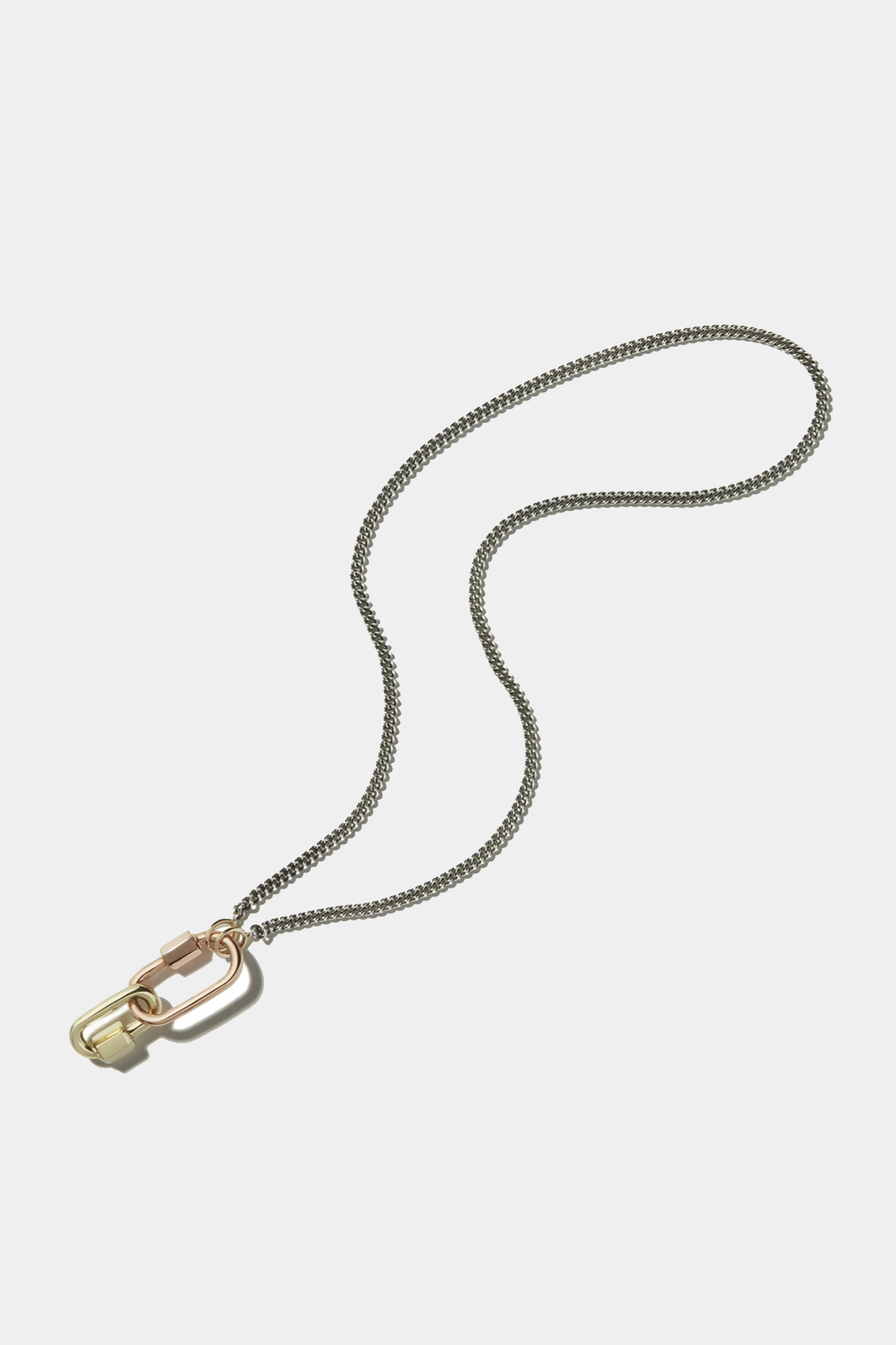 MARLA AARON - NOT SO HEAVY CURB CHAIN, silver