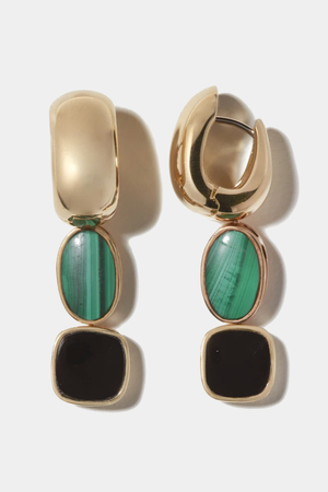 MARLA AARON - DOME EARRING BASES, yellow gold