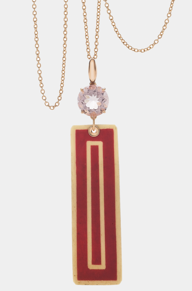 FRANCESCA VILLA - EASY LIVING 10A NECKLACE, WOOD