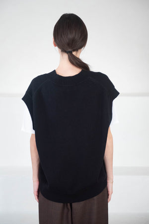Studio Nicholson - Nouell Vest, Black