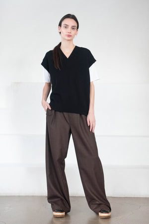 Studio Nicholson - Nouell Vest, Black