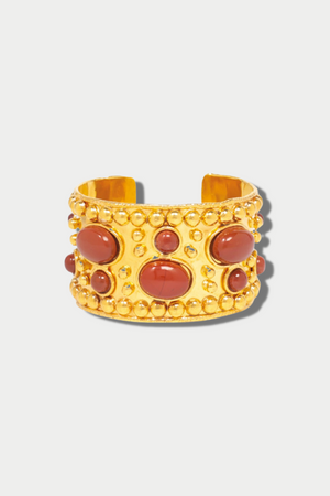 SYLVIA TOLEDANO - CUFF WONDER BYZANCE, RED JASPER