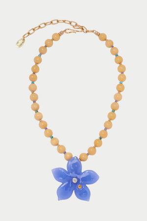 Lizzie Fortunato Jewels - Vinca Flower Necklace, Multi