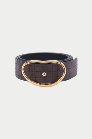 Lizzie Fortunato Jewels - Wide Georgia Belt, Brown