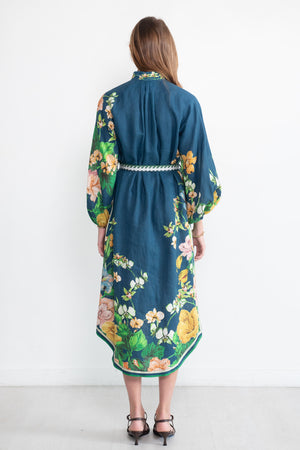 ALÉMAIS - Lyla Shirtdress, Royal Blue