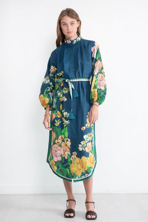 ALÉMAIS - Lyla Shirtdress, Royal Blue