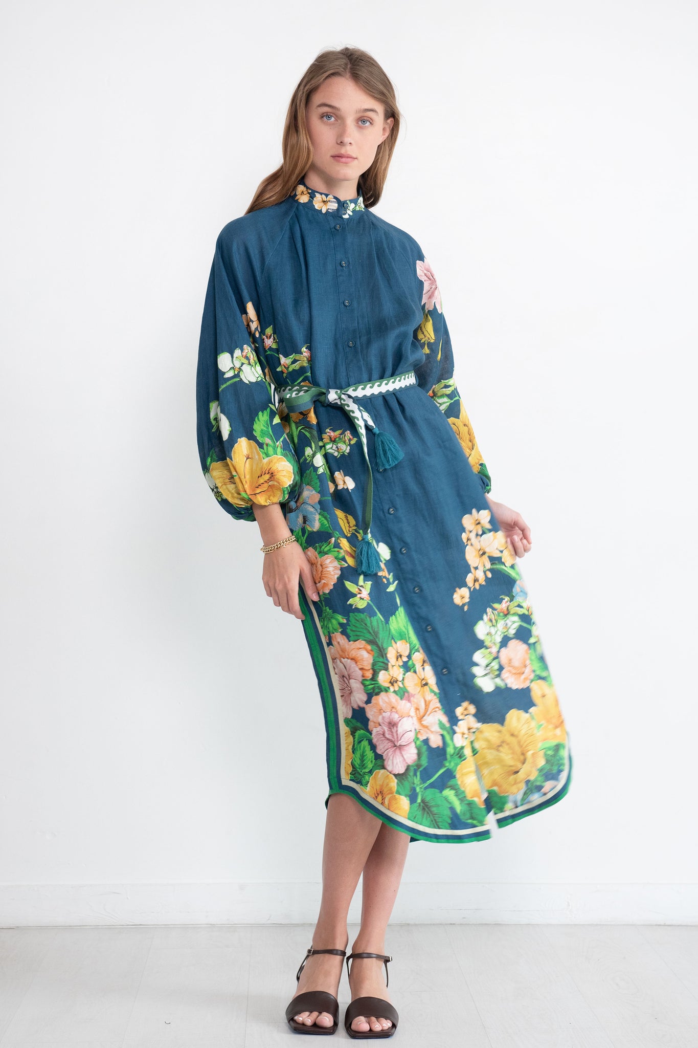 ALÉMAIS - Lyla Shirtdress, Royal Blue