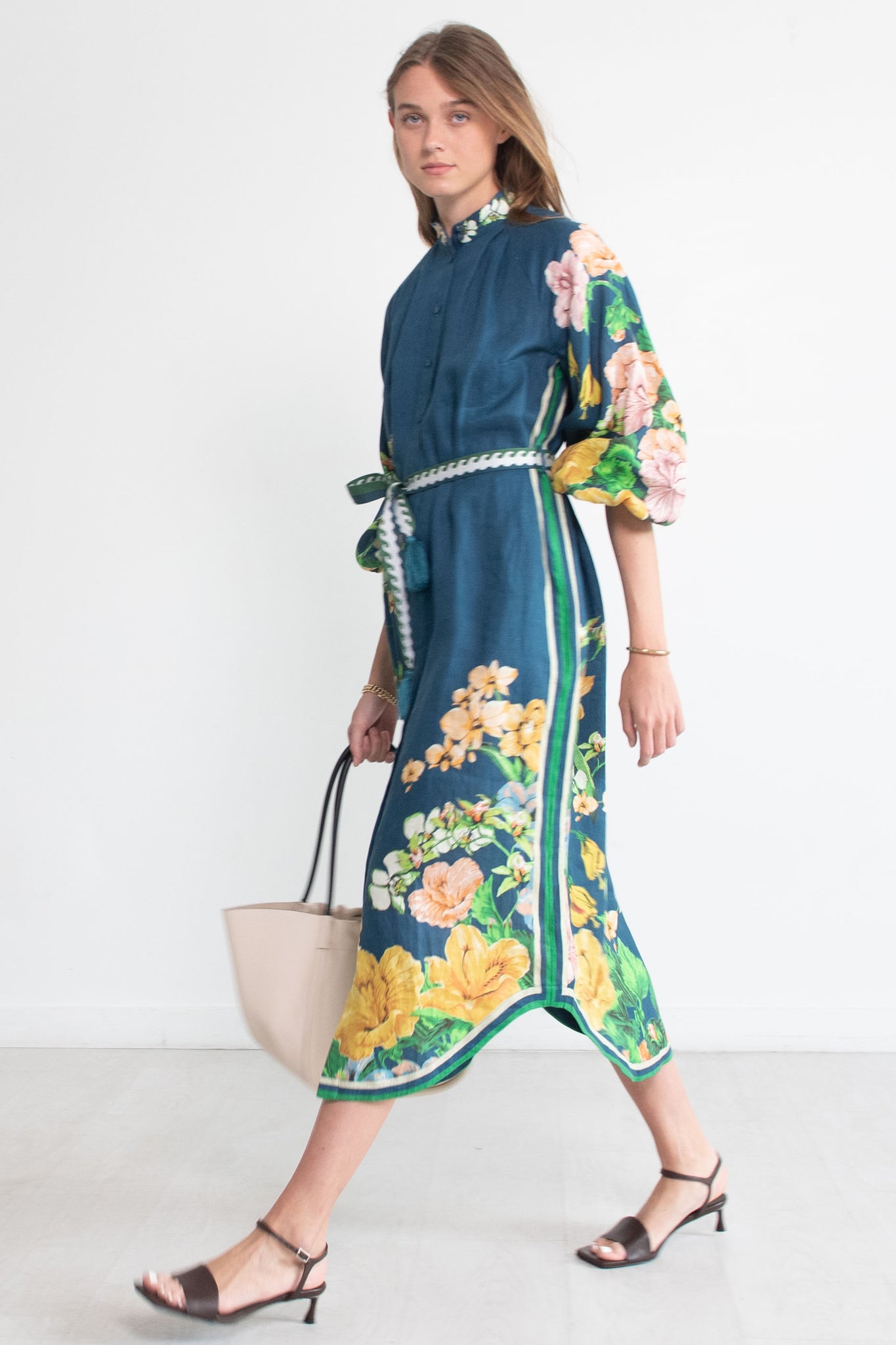 ALÉMAIS - Lyla Shirtdress, Royal Blue