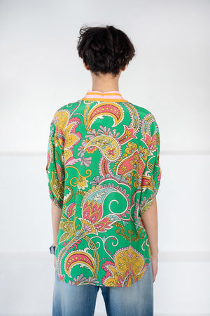 ALÉMAIS - Marion Shirt, Emerald