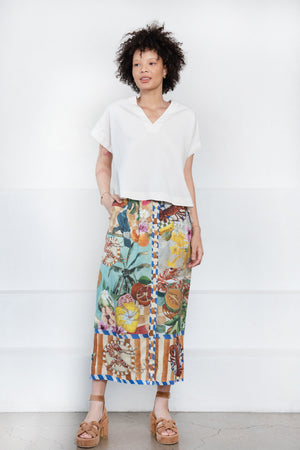 ALEMAIS - Theo Column Skirt, Multi