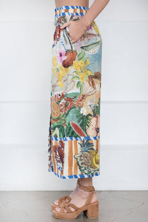 ALEMAIS - Theo Column Skirt, Multi