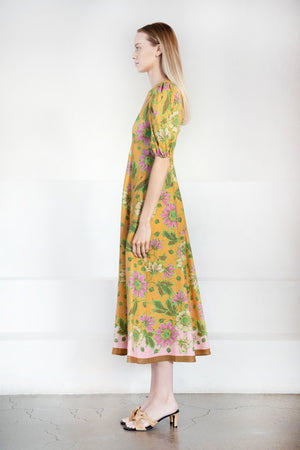 ALÉMAIS - Winnie Midi Dress, Tangerine