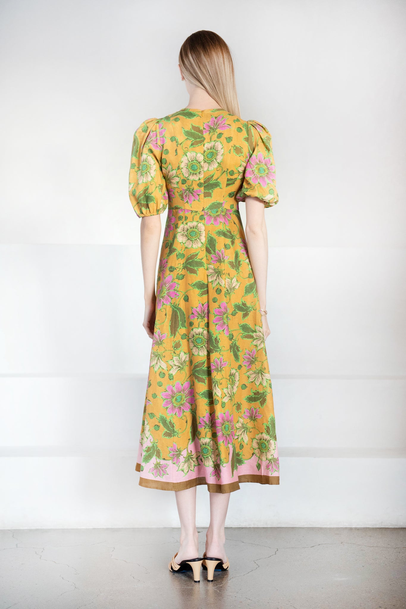 ALÉMAIS - Winnie Midi Dress, Tangerine