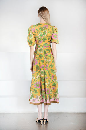 ALÉMAIS - Winnie Midi Dress, Tangerine