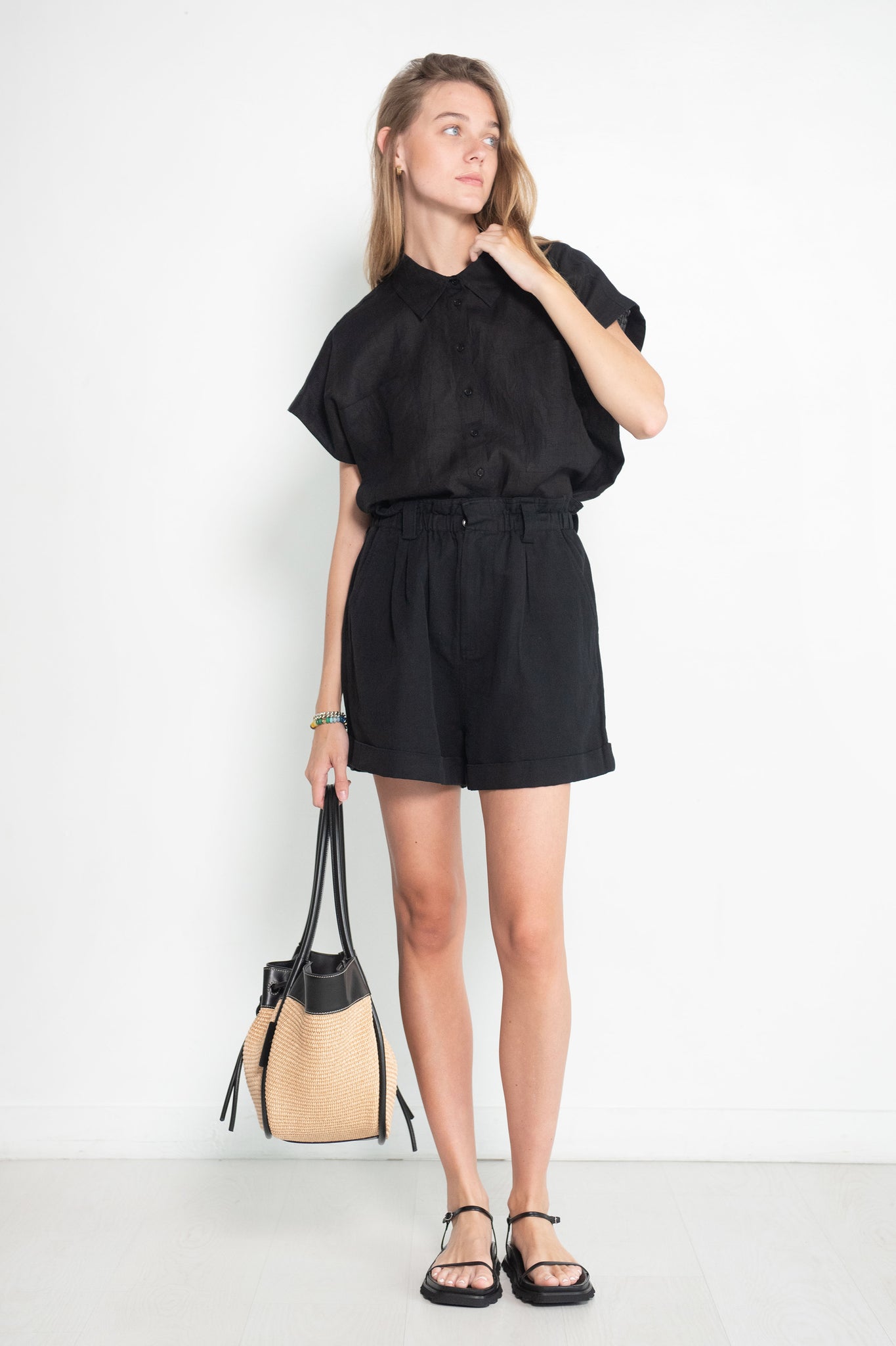 APIECE APART - SOLLER TOP, BLACK