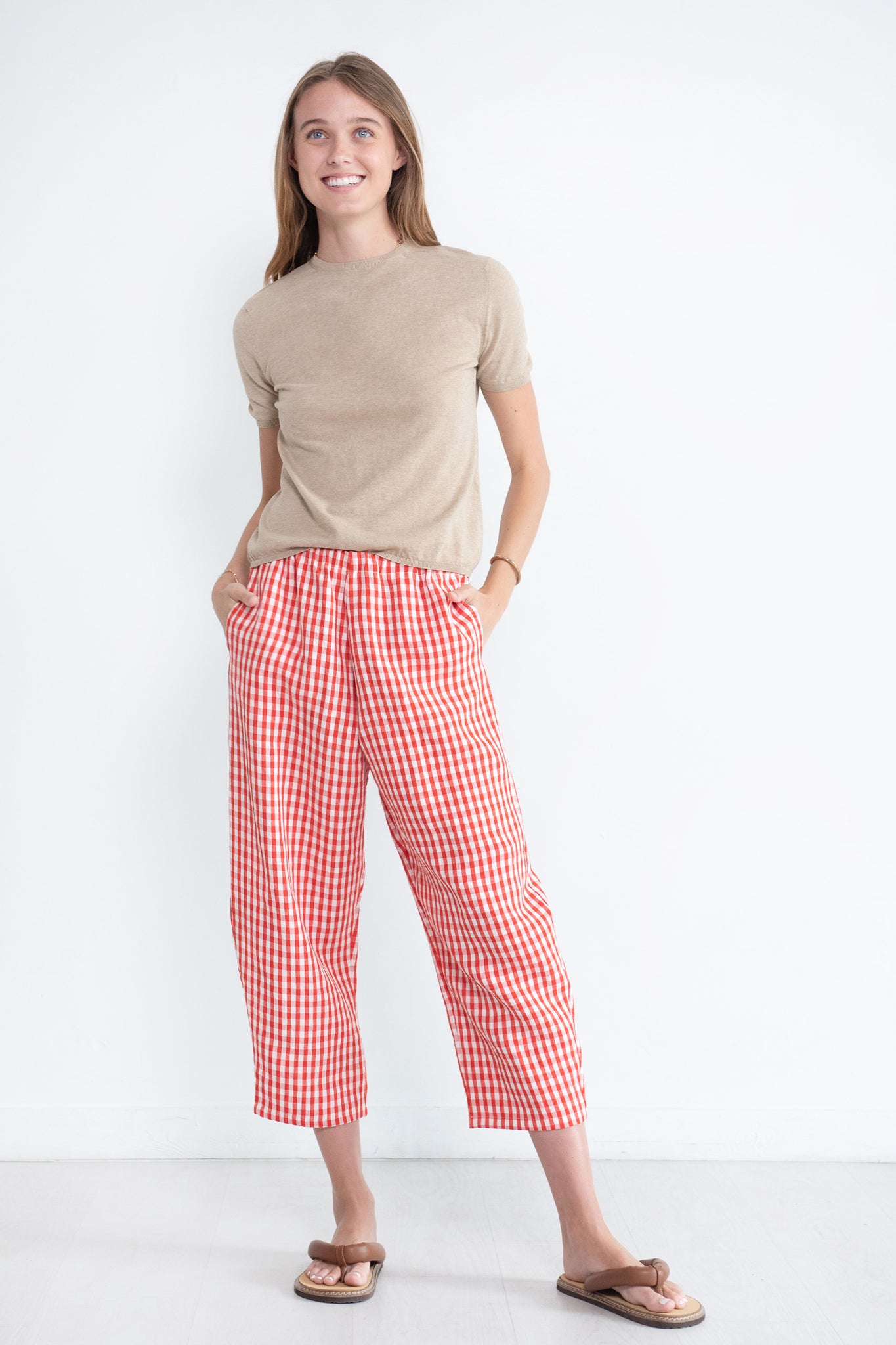 APUNTOB - Short Sleeve Knit, Sand