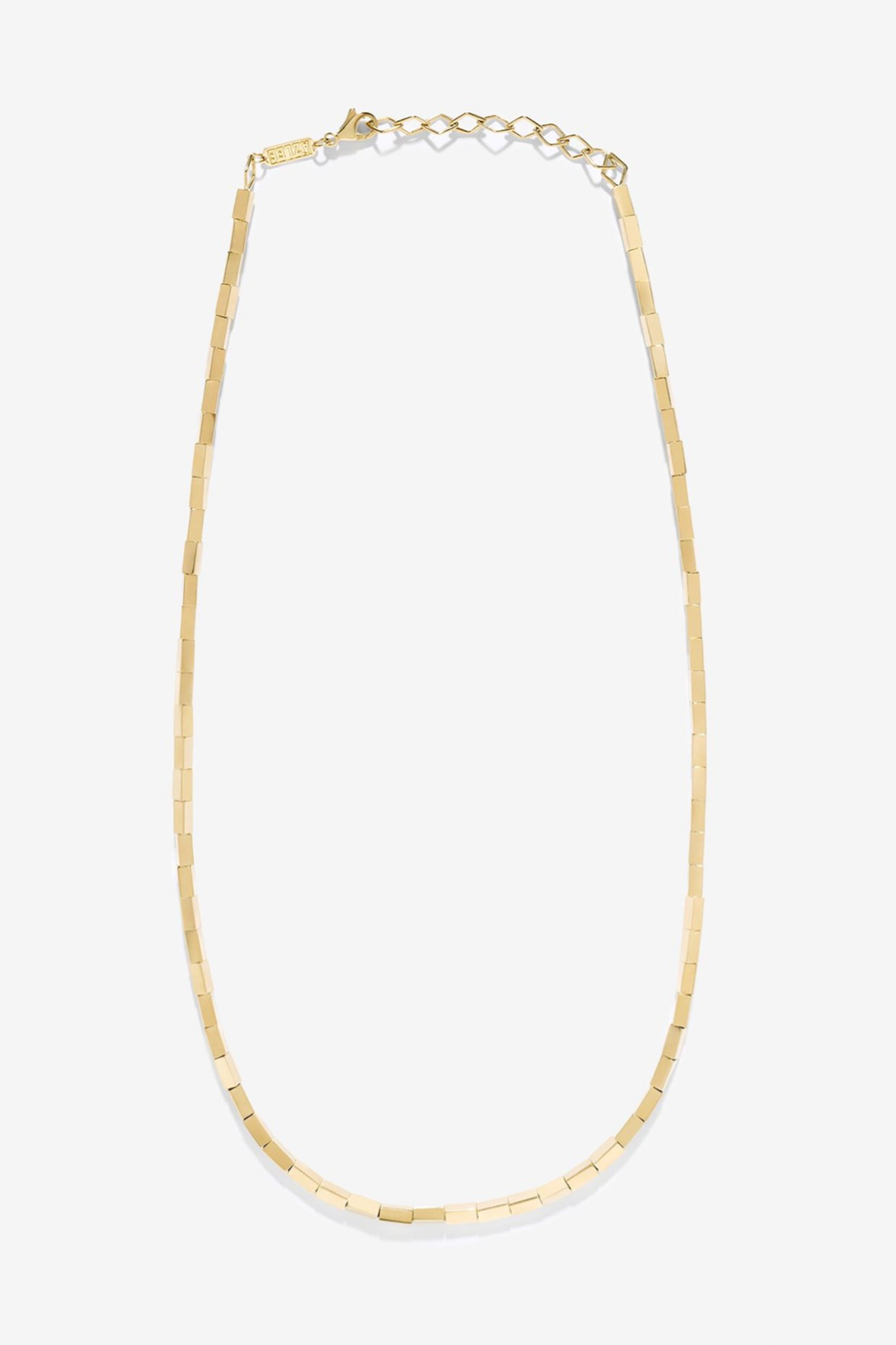 Small Bar Necklace, Yellow Gold