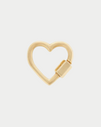 Baby Heart Lock, Yellow Gold
