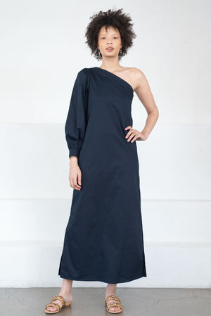 BIRD & KNOLL - Atlas Dress, Indigo