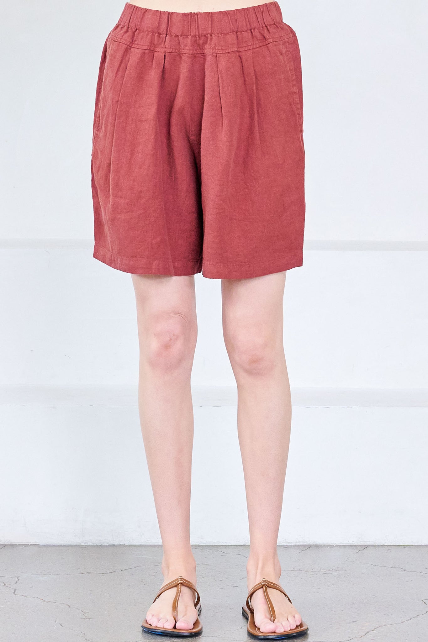 Black Crane - Carpenter Shorts, Brick