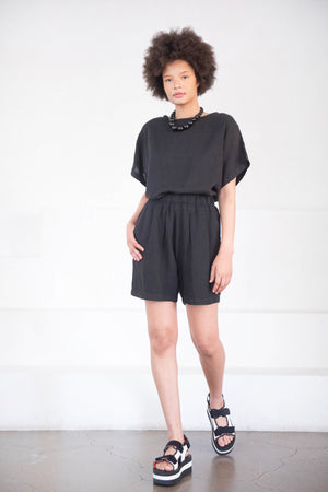 Black Crane - SHORTS, BLACK