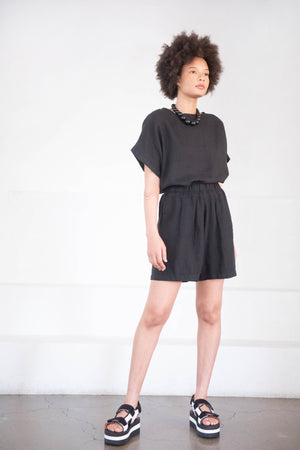 Black Crane - SHORTS, BLACK