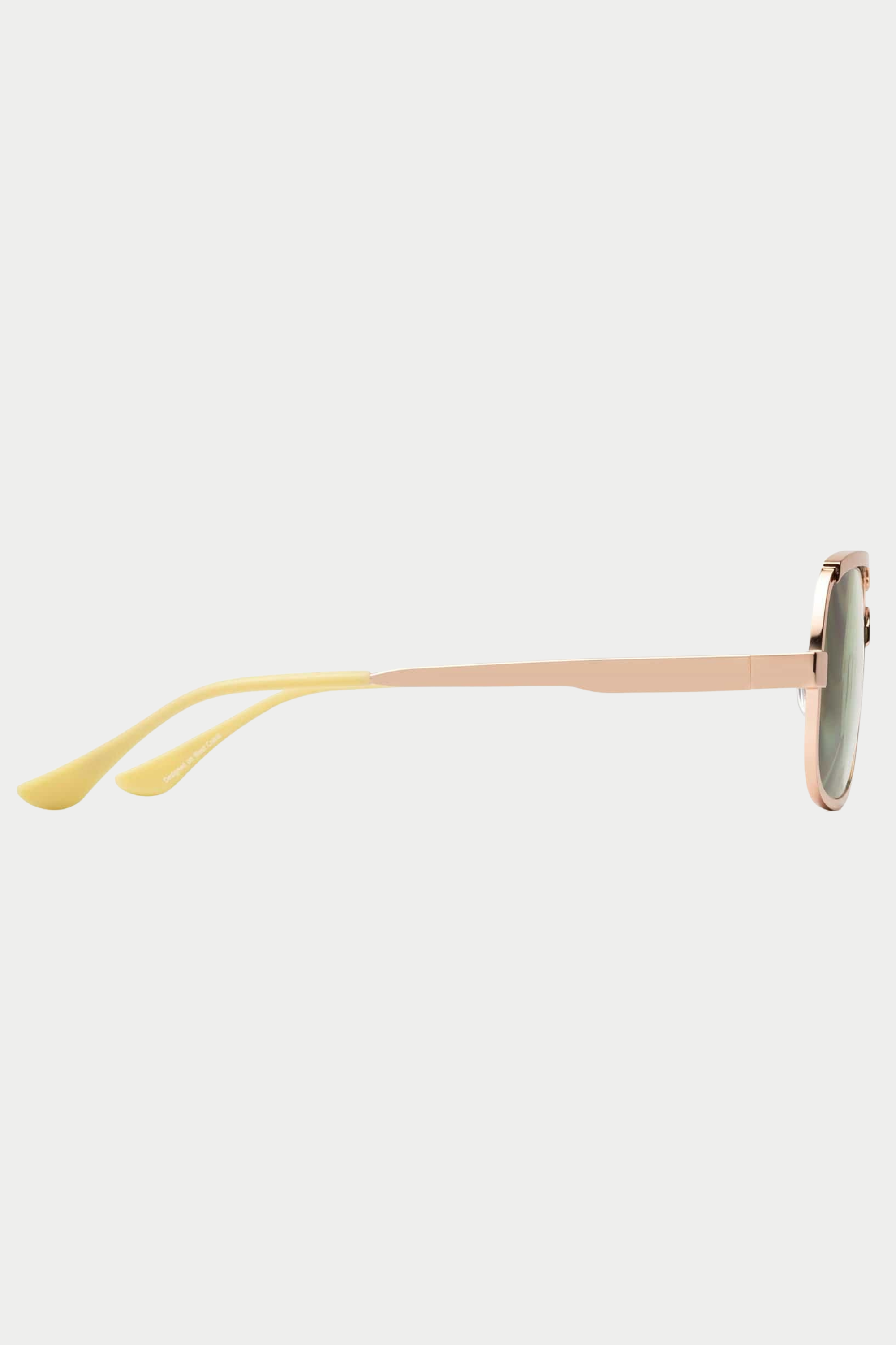 CADDIS - NOLA READER GLASSES, POLISHED ROSE GOLD