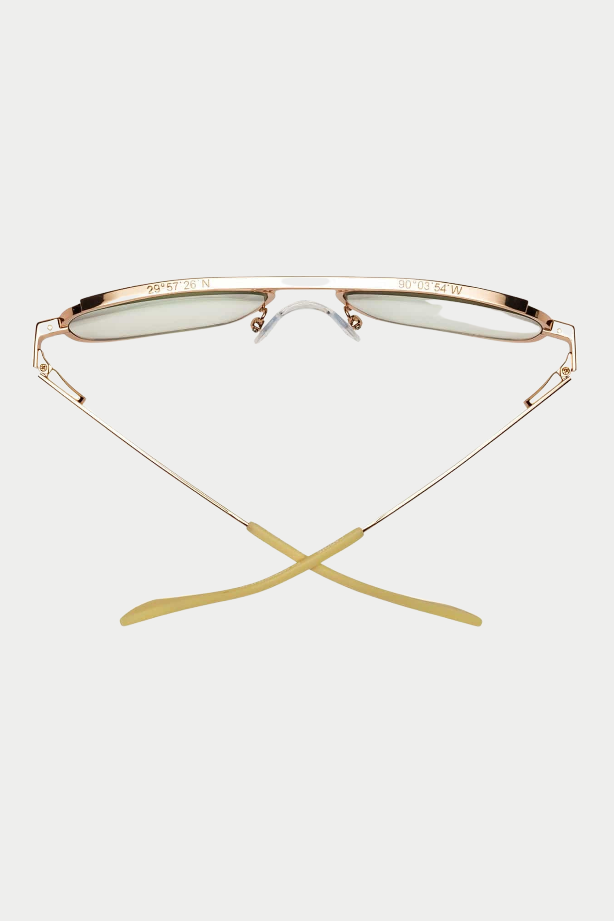 CADDIS - NOLA READER GLASSES, POLISHED ROSE GOLD