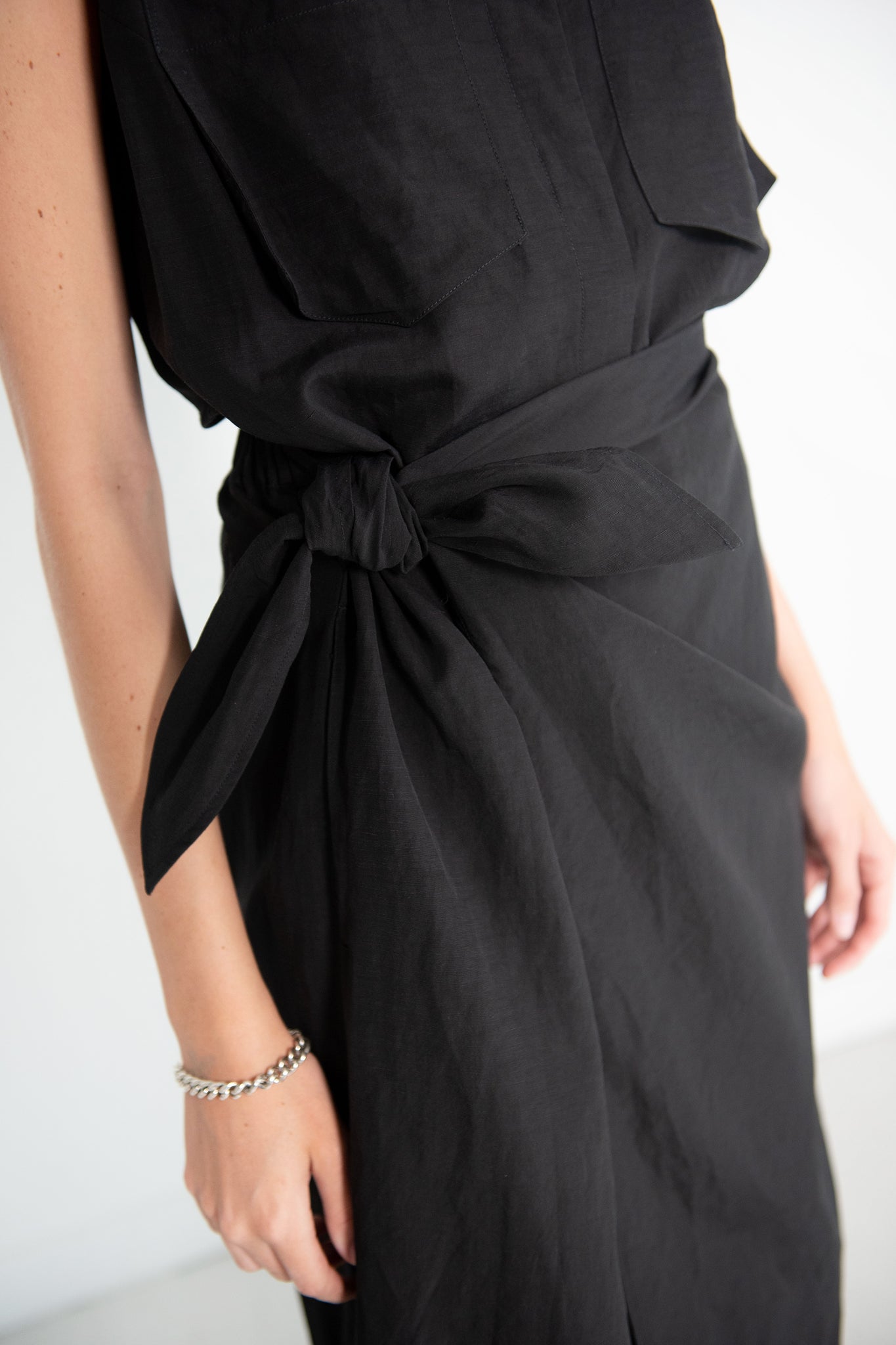 Christian Wijnants - Dofida Sleeveless Wrap Dress, Black
