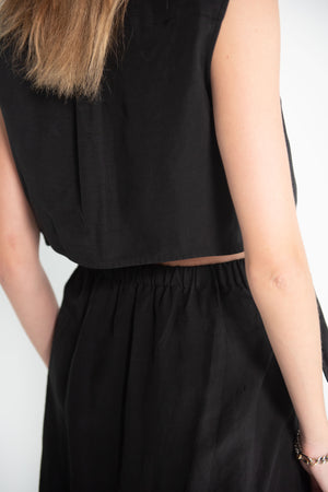 Christian Wijnants - Dofida Sleeveless Wrap Dress, Black