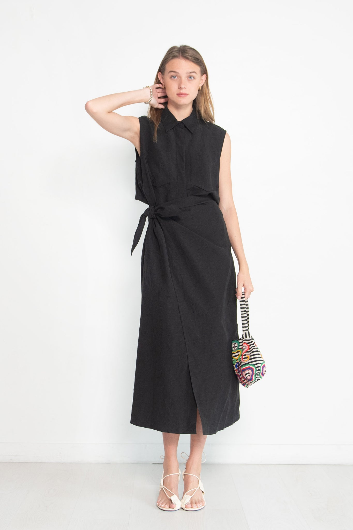 Christian Wijnants - Dofida Sleeveless Wrap Dress, Black