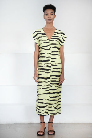 Christian Wijnants - Dakota Sleeveless Dress, Lime Wild