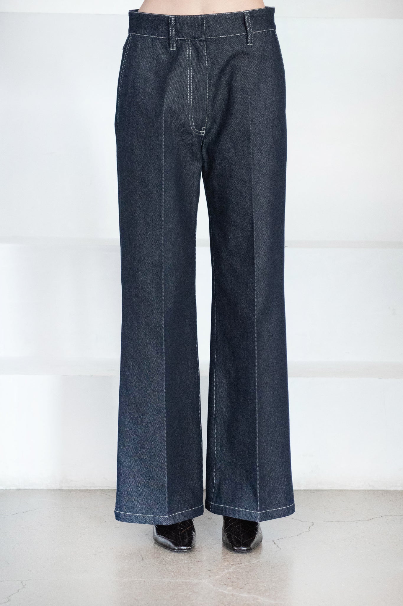 Christian Wijnants - Pantom Denim Trousers, Dark Denim