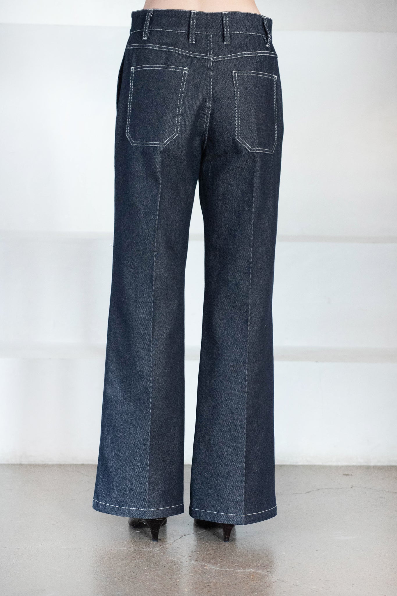 Christian Wijnants - Pantom Denim Trousers, Dark Denim