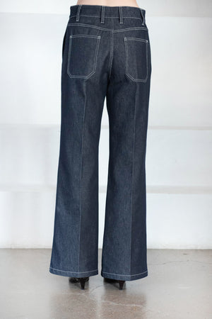 Christian Wijnants - Pantom Denim Trousers, Dark Denim