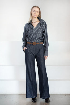 Christian Wijnants - Pantom Denim Trousers, Dark Denim